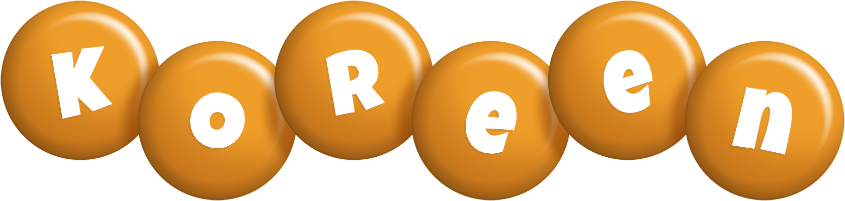 Koreen candy-orange logo