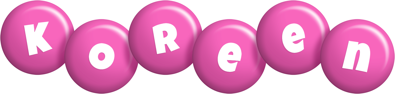 Koreen candy-pink logo