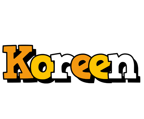 Koreen cartoon logo