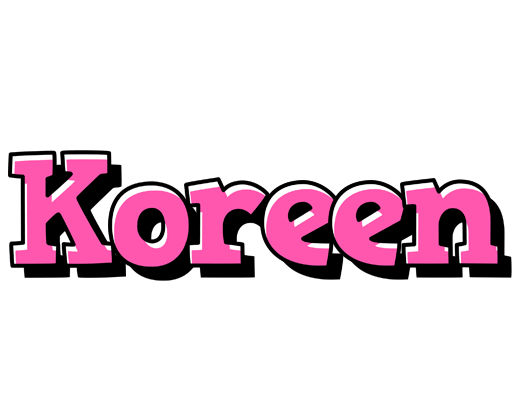 Koreen girlish logo