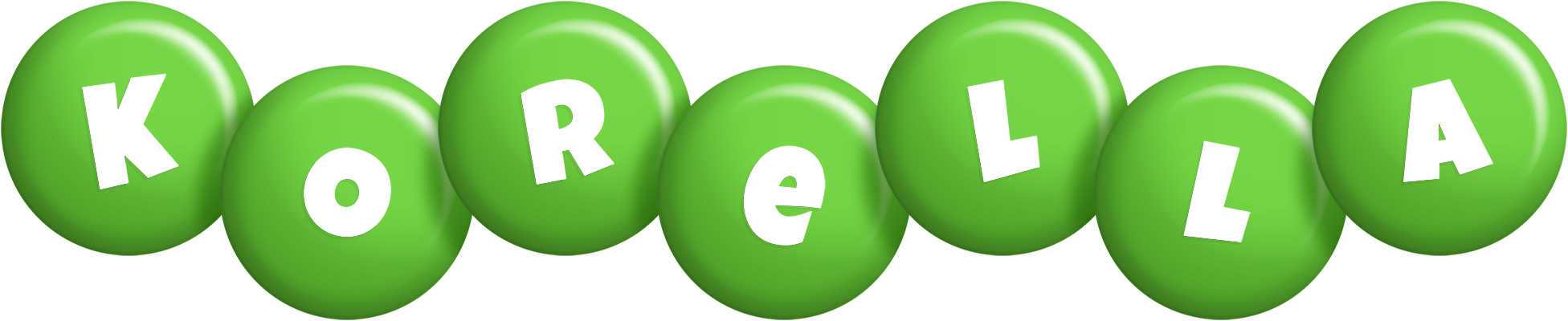Korella candy-green logo