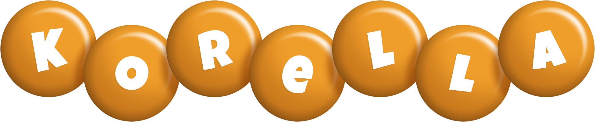 Korella candy-orange logo