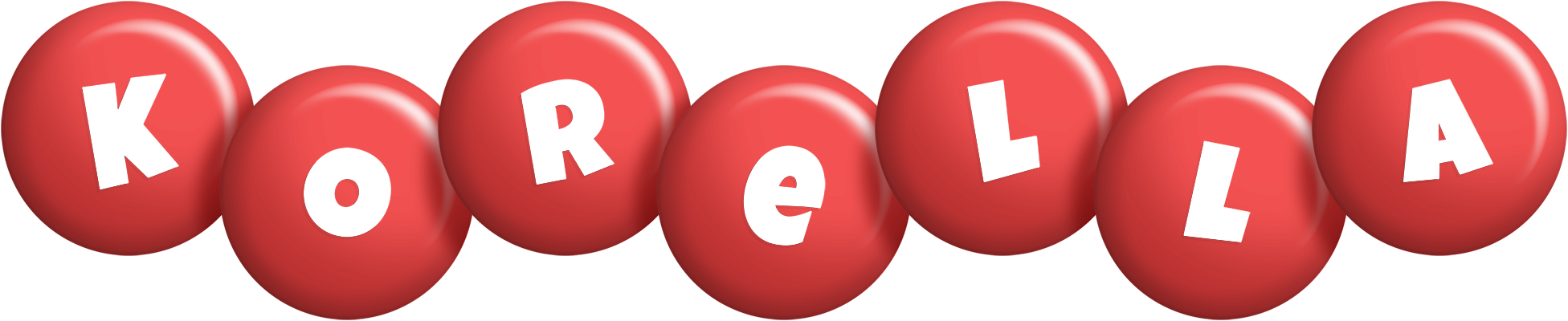 Korella candy-red logo