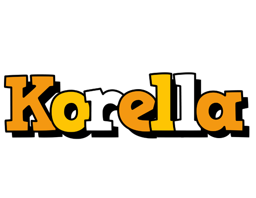 Korella cartoon logo