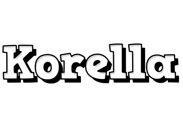 Korella snowing logo