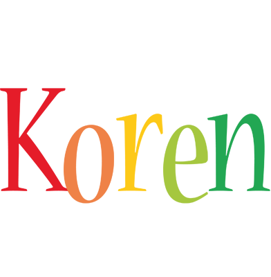 Koren birthday logo