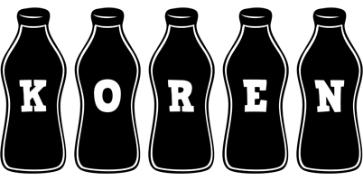 Koren bottle logo