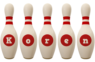 Koren bowling-pin logo