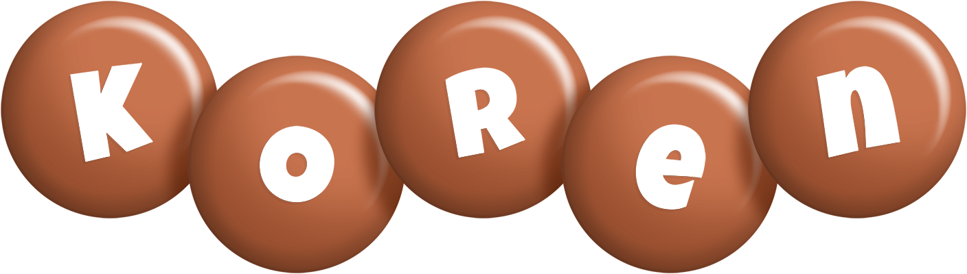 Koren candy-brown logo