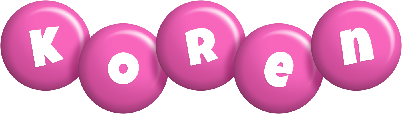 Koren candy-pink logo