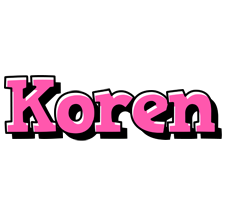 Koren girlish logo