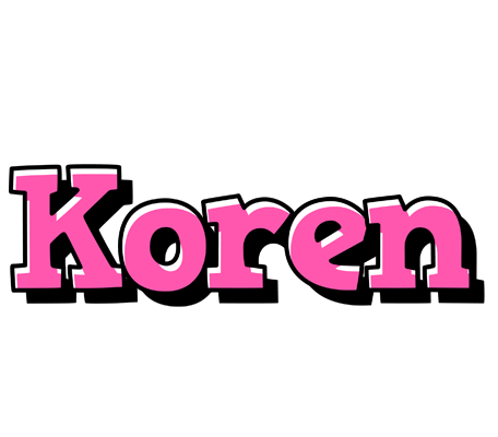 Koren girlish logo
