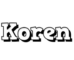 Koren snowing logo