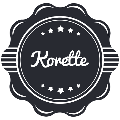 Korette badge logo
