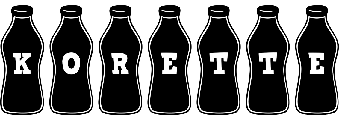 Korette bottle logo