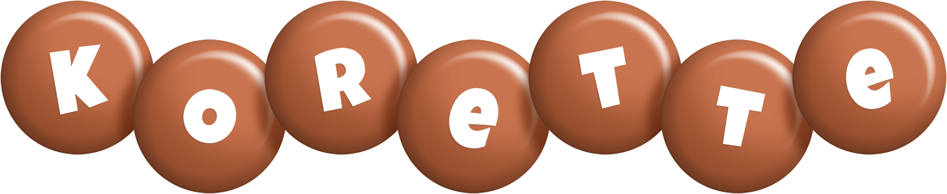 Korette candy-brown logo