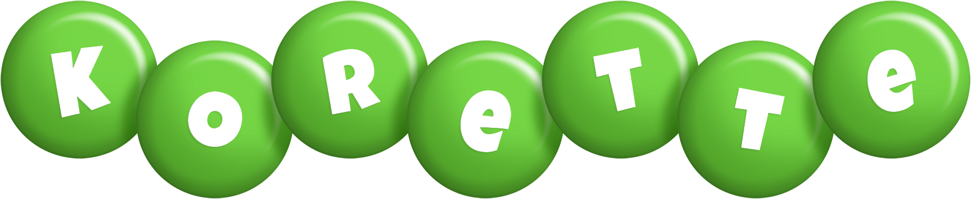 Korette candy-green logo
