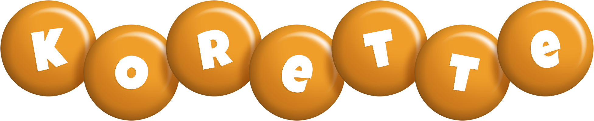 Korette candy-orange logo