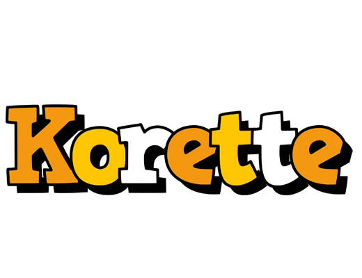 Korette cartoon logo