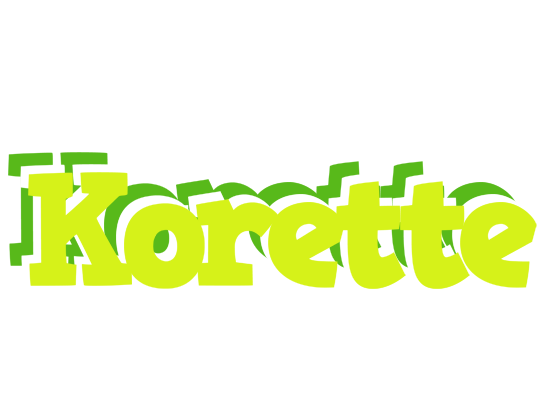 Korette citrus logo