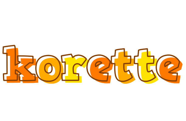 Korette desert logo