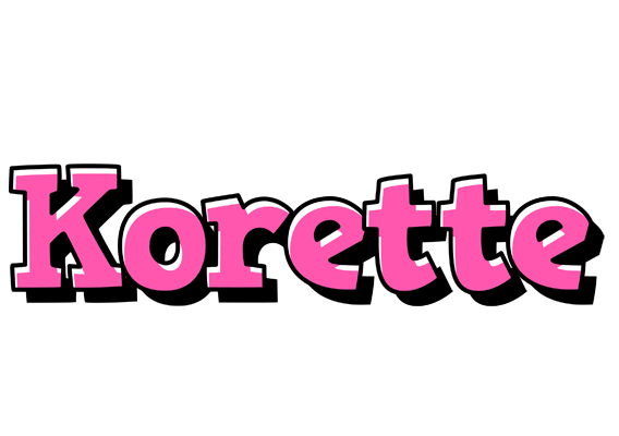 Korette girlish logo