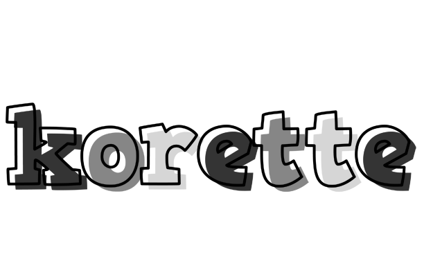 Korette night logo