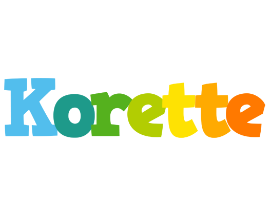 Korette rainbows logo