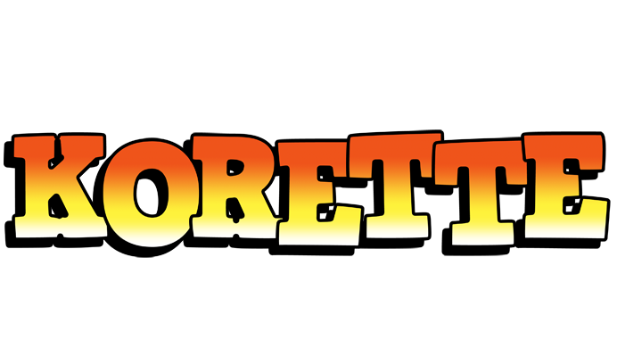 Korette sunset logo