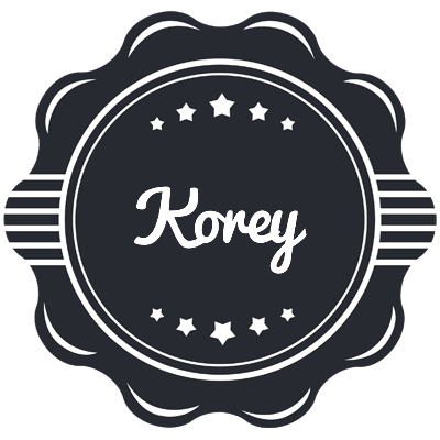 Korey badge logo