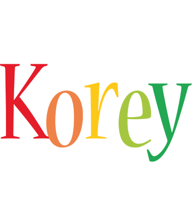 Korey birthday logo