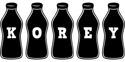 Korey bottle logo