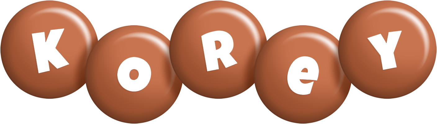 Korey candy-brown logo
