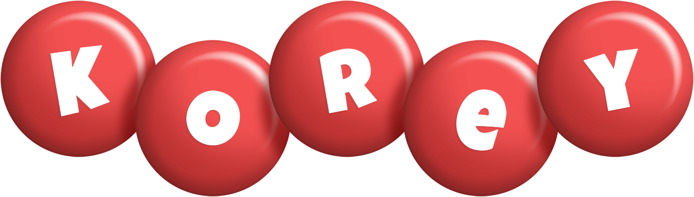Korey candy-red logo