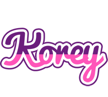 Korey cheerful logo