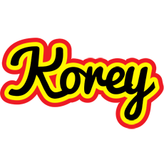 Korey flaming logo