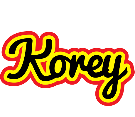 Korey flaming logo