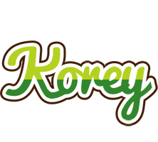 Korey golfing logo