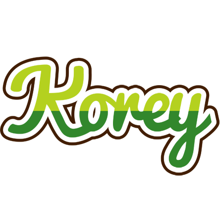 Korey golfing logo