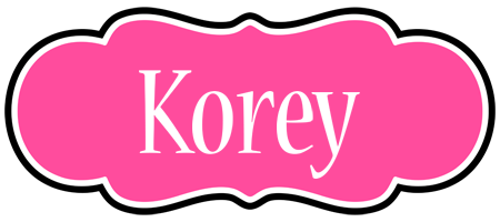 Korey invitation logo