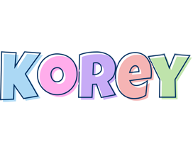 Korey pastel logo