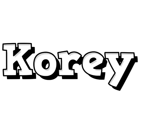 Korey snowing logo