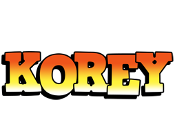 Korey sunset logo