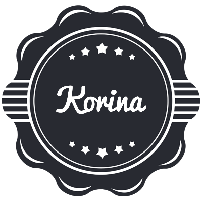 Korina badge logo
