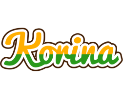 Korina banana logo