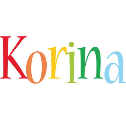 Korina birthday logo