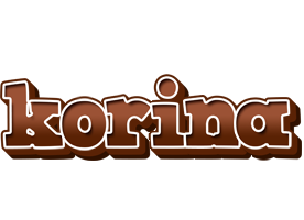 Korina brownie logo