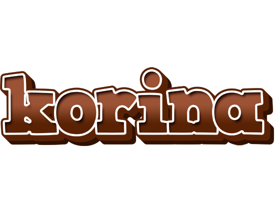 Korina brownie logo