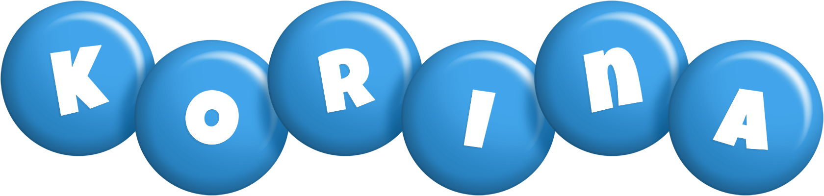 Korina candy-blue logo