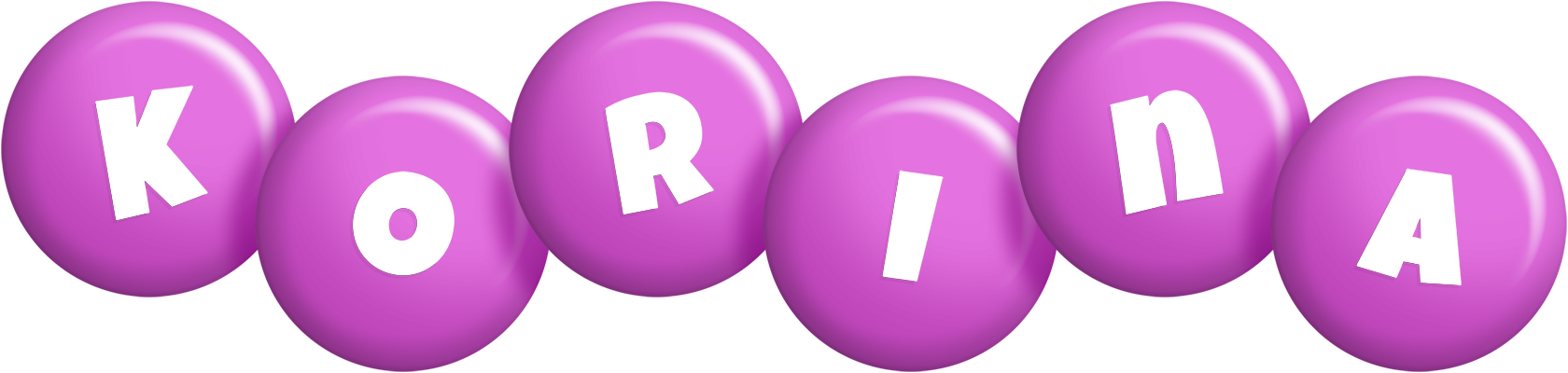 Korina candy-purple logo